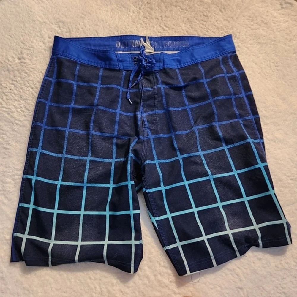 Old Navy Blue Swim Trunks‎ Men's Size XL